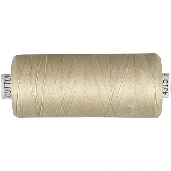 naaigaren katoen beige 1000 meter