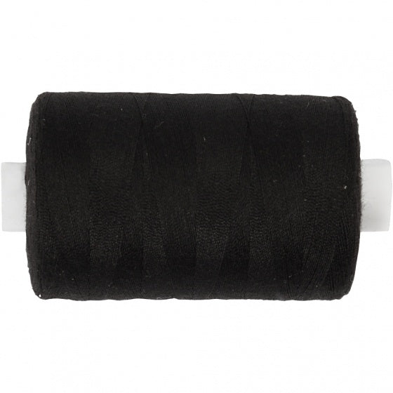 naaigaren polyester zwart 1000 meter