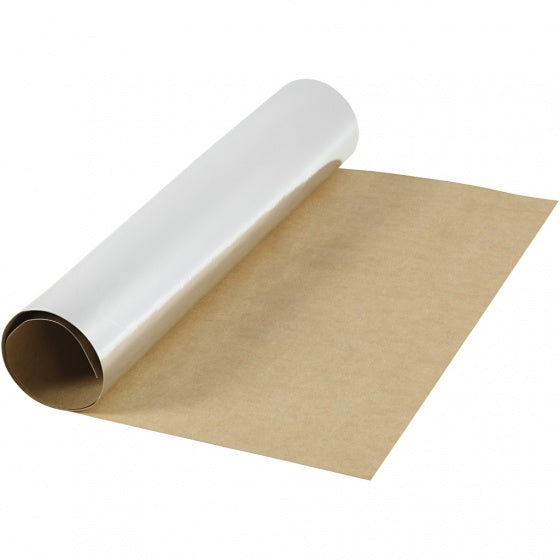 leerpapier zilver 1 m