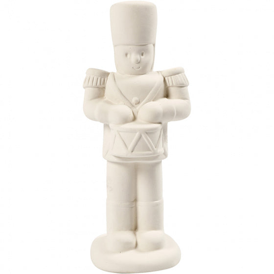 notenkraker 14 cm terracotta wit 3 stuks
