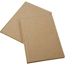 notitieboek A5 bruin/wit 80 vellen