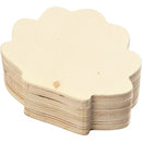 oester met magneet hout unisex 8 x 4 cm