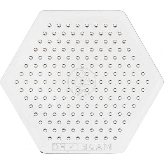 onderplaat 6-hoek 7,5 cm transparant