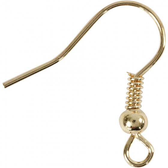 oorbellen 18 mm verguld 100 stuks