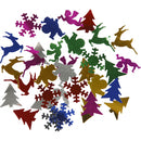 pailletten kerst metallic gekleurd 15 mm 250 gram