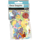 paillettenmix carnaval helder gekleurd 15-45 mm 30 gram