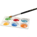 paletten 12 x 8 cm 6 vakken kunststof wit 10 stuks