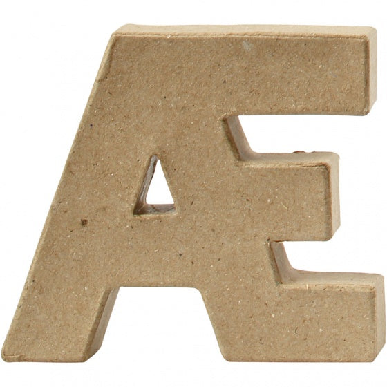 papier-mâché letter Æ 10 cm