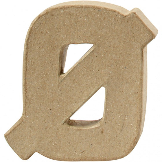 papier-mâché letter Ø 10 cm