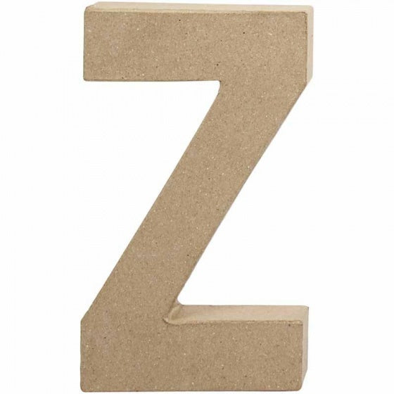 Letter Papier-maché - Z, 20,5cm