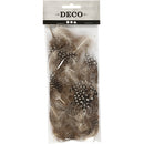 parelhoenveren 3 gram bruin/wit 100 stuks