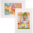 Passepartout lijsten wit 19 cm 100 stuks