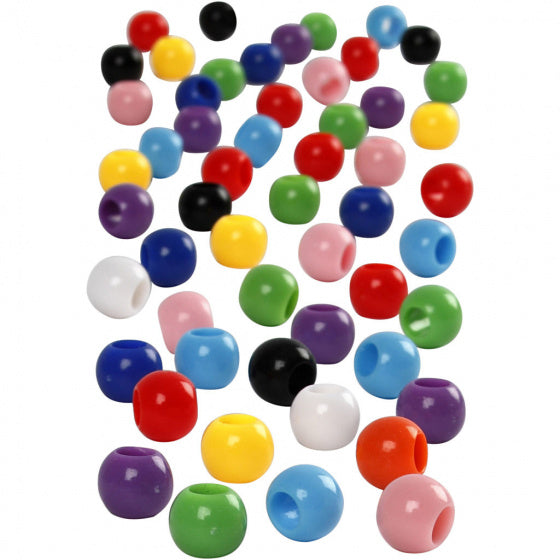 pastelkralen 8 mm 180 stuks