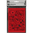 Patroonkarton Rood, 10st.