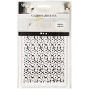 Patroonkarton Bloem Wit, 10st.