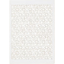 Patroonkarton Bloem Wit, 10st.