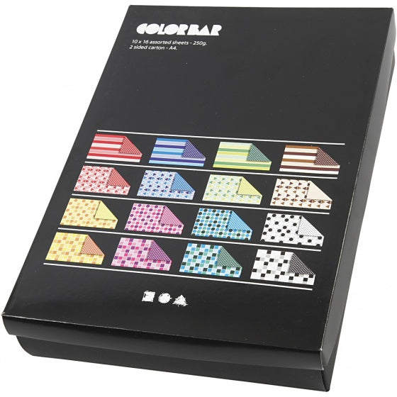 patroonkarton 21 x 29,7 cm 160 stuks multicolor