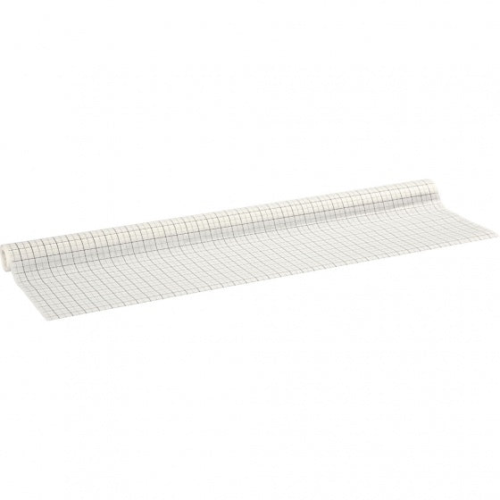 patroonpapier Ruitjes 80 cm transparant 15 meter