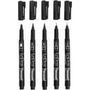 permanente stiften zwart 5 stuks