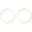 plastic ring wit 50 stuks 19 mm