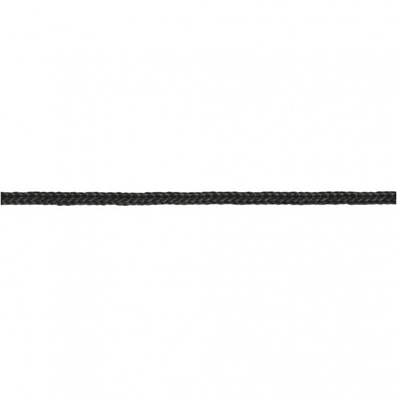 Polyester Koord Zwart 2 mm, 50m