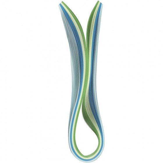 quilling stroken blauw multicolor 78x0,5 cm 100 stuks
