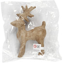 Rendier 12,8 cm x 8,6 cm bruin