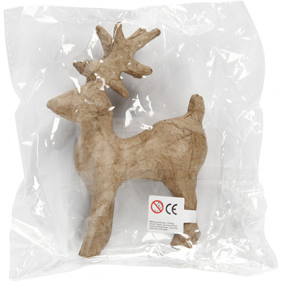 Rendier 12,8 cm x 8,6 cm bruin