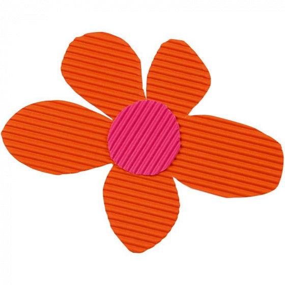 ribbelkarton 50x70 cm multicolor 16 vellen