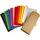 ribbelkarton 50x70 cm multicolor 16 vellen