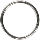 ringen 15 mm 10 stuks zilver