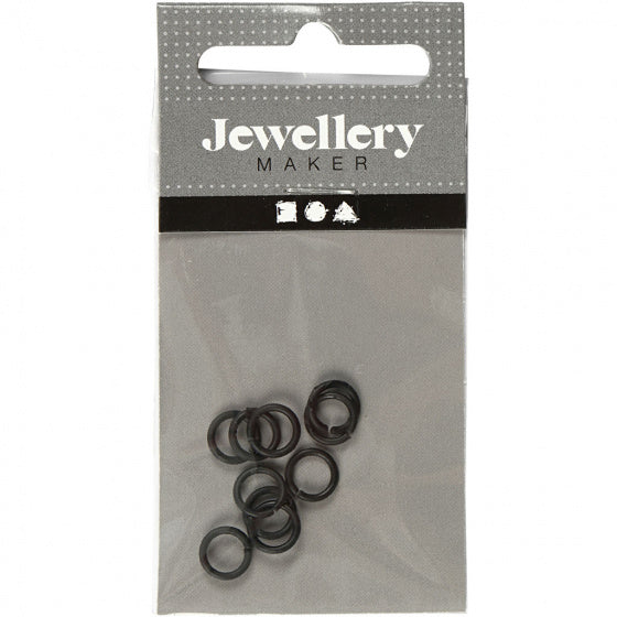 ringen zwart 1 x 5 x 7 mm 50 stuks