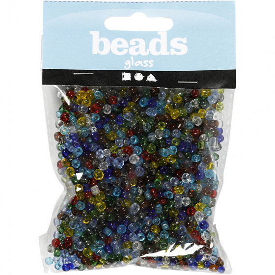 Rocailles Transparant Glas, 130 gram