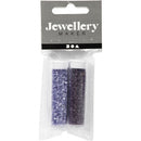 Rocailles 1,7 mm frosted lila/transparant paars