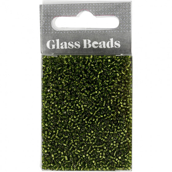 Rocailles groen 25 gram