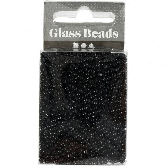 Rocailles donker zwart 25 gram