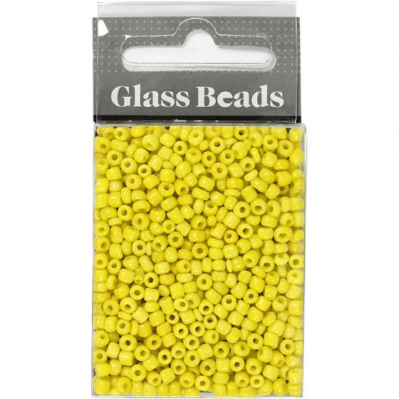 Rocailles geel 3 mm 25gr