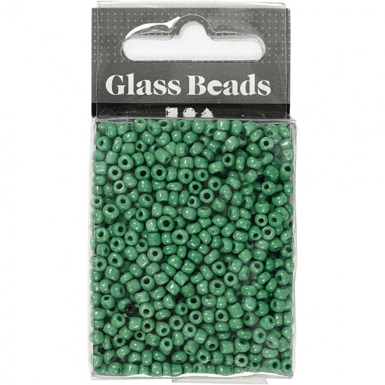 Rocailles groen 3 mm 25gr