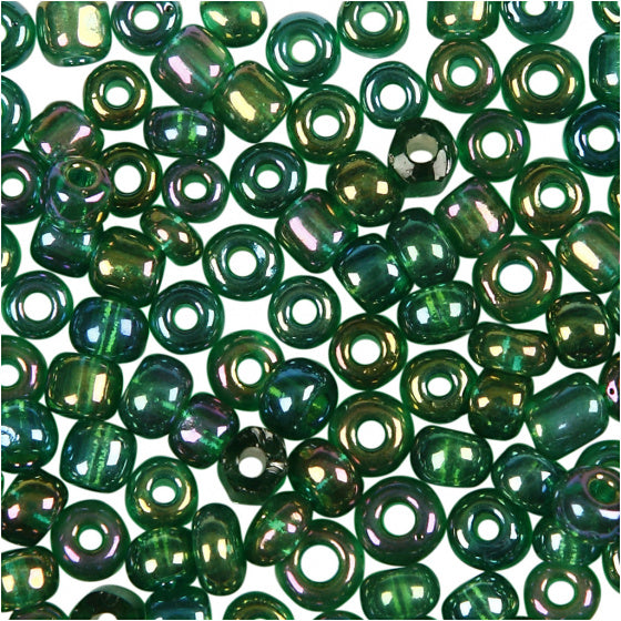 Rocailles groen glans 3 mm 25gr