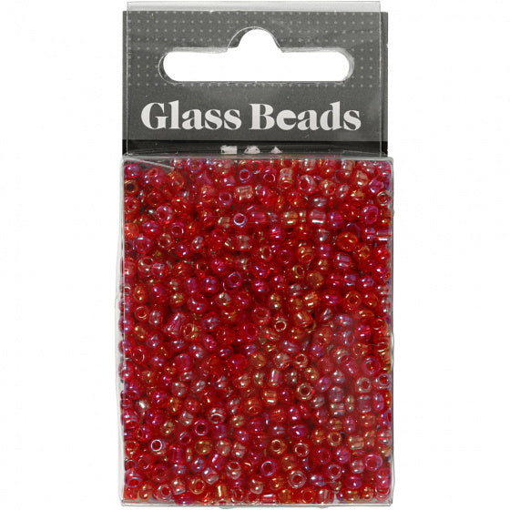 Rocailles kersen glans 3 mm 25gr