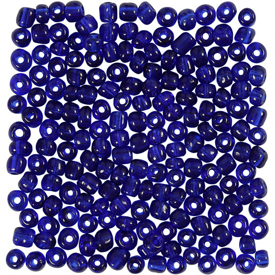 Rocailles kobalt blauw 25 gram