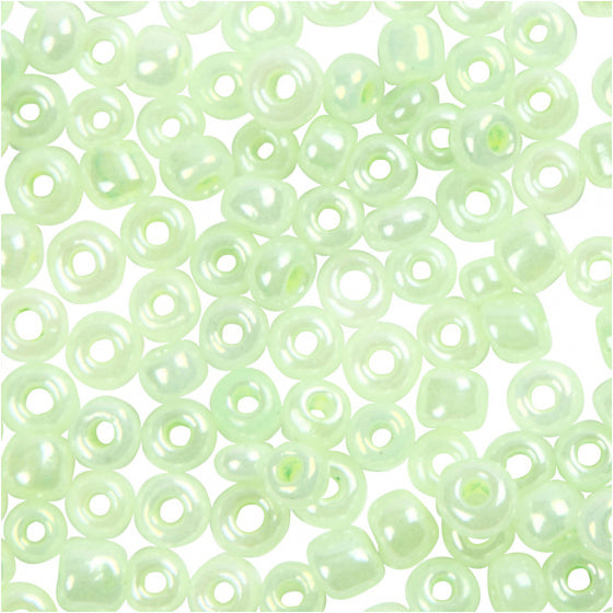 Rocailles lichtgroen 3 mm 25gr