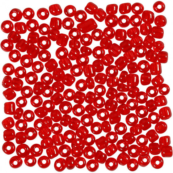 Rocailles rood 25 gram