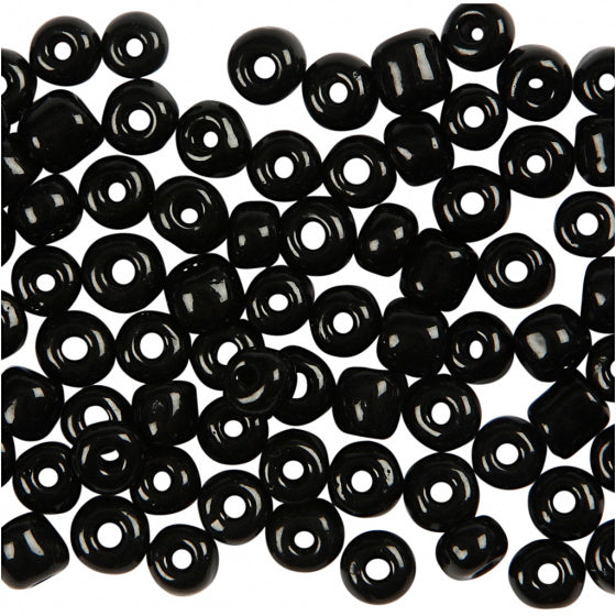 Rocailles zwart 25 gram