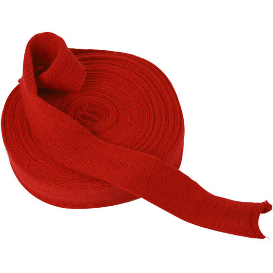 Rondgebreide tube 40 mm x 10 m kerstrood