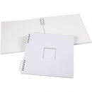 scrapbook spiraal gebonden 30,5 x 30,5 cm wit