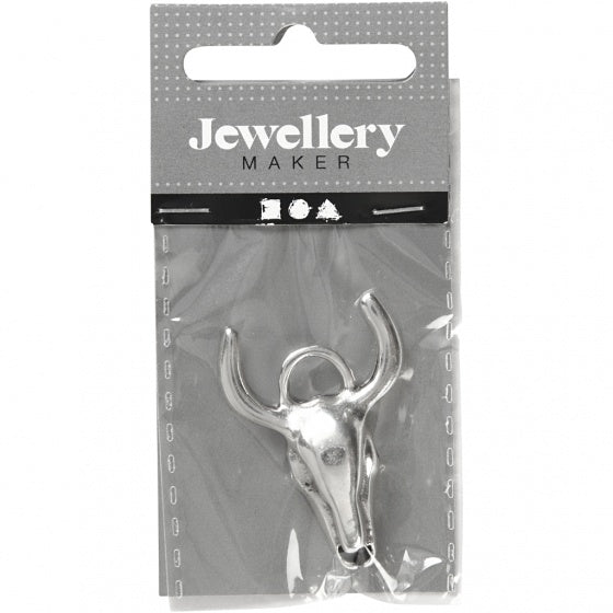 sieradenhanger 35 x 25 mm zilver