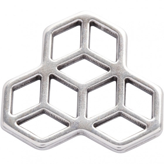 sieradenhanger 30 mm rond zilver