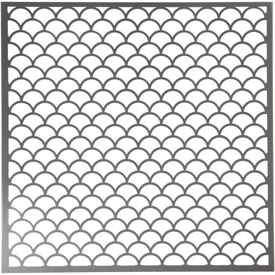 sjabloon vel golven 30,5 x 30,5 cm