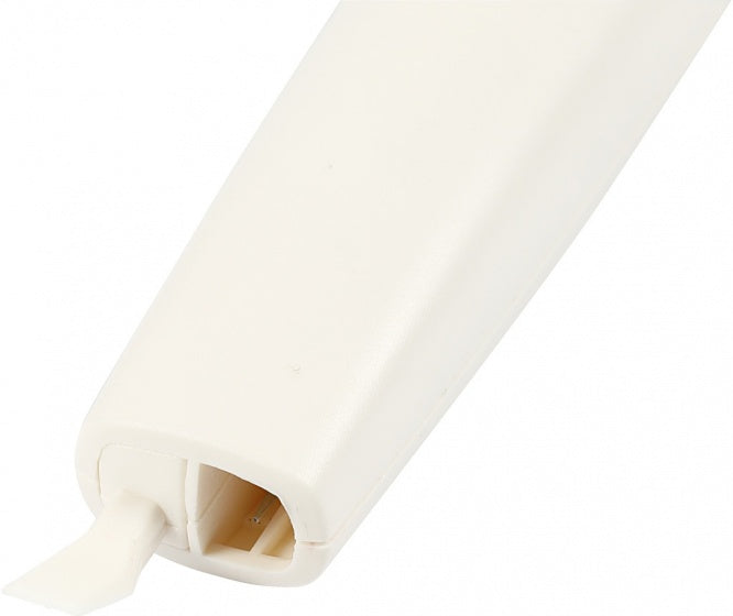 sjabloonborstel & foampad 4 x 15,5 cm zwart/wit